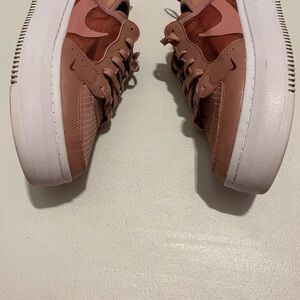 Nike Blush and White Athletic Shoes